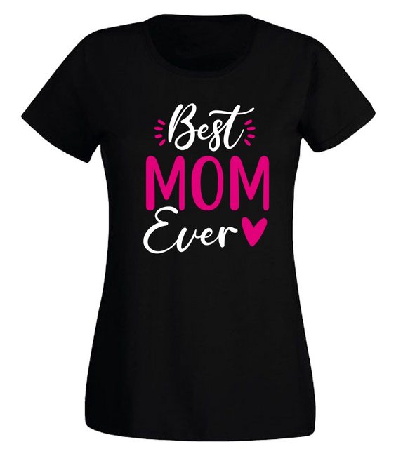 G-graphics T-Shirt Damen T-Shirt - Best Mom Ever Slim-fit, mit Frontprint, günstig online kaufen