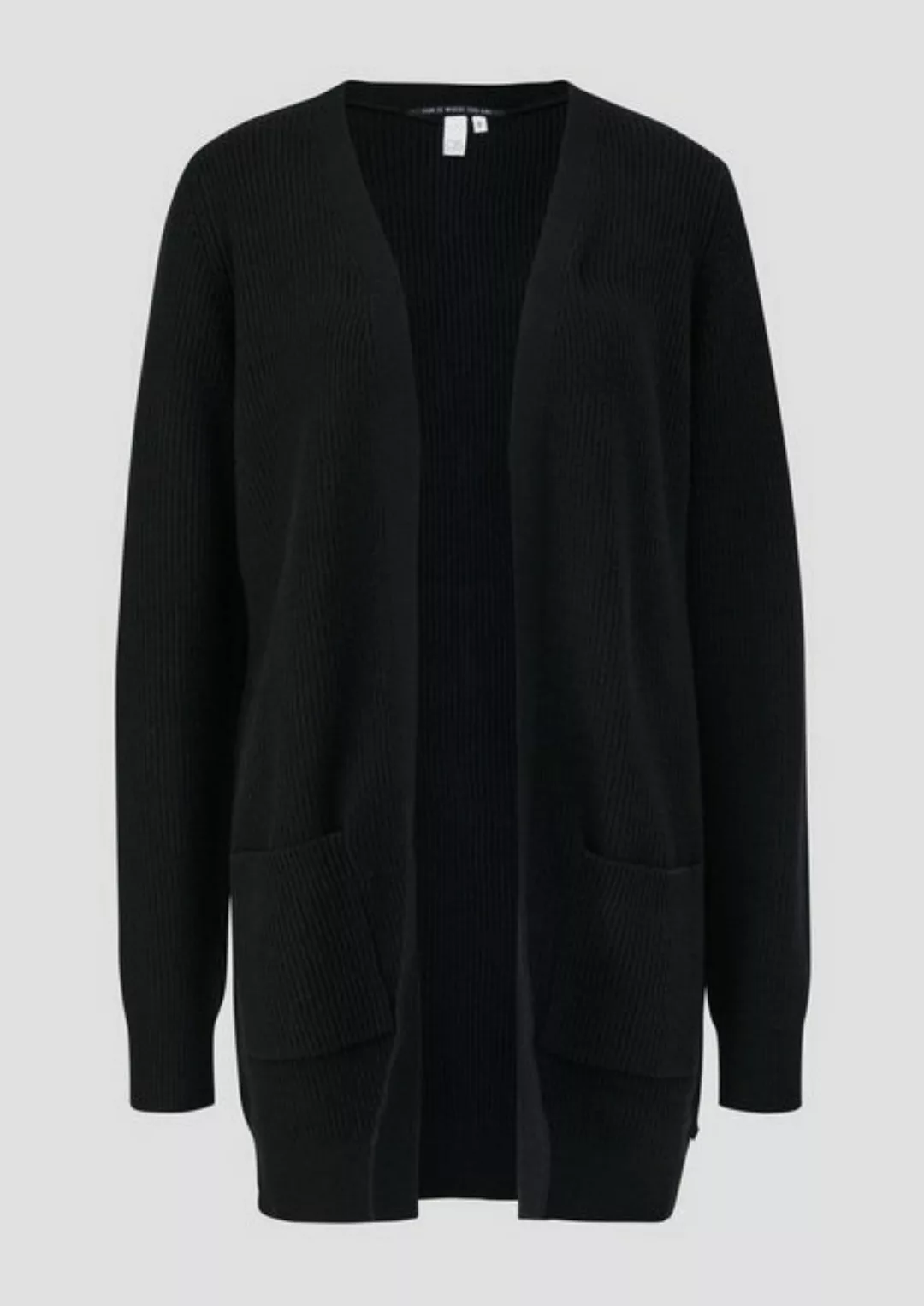 QS Funktionsjacke Cardigan mit aufgesetzten Taschen günstig online kaufen