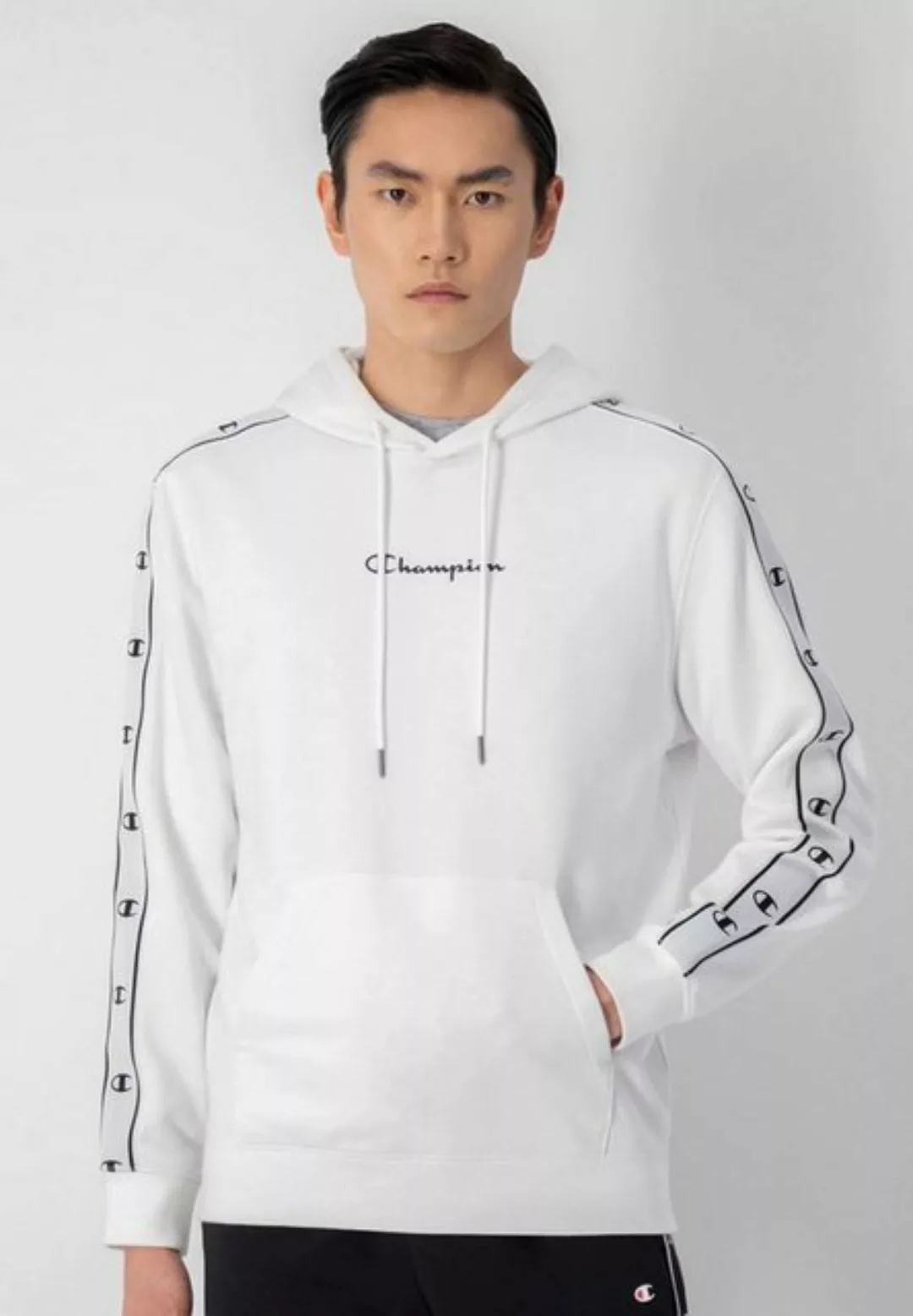 Champion Sweatshirt Champion Herren Hoodd Sweatshirt mit Jaquardband u günstig online kaufen