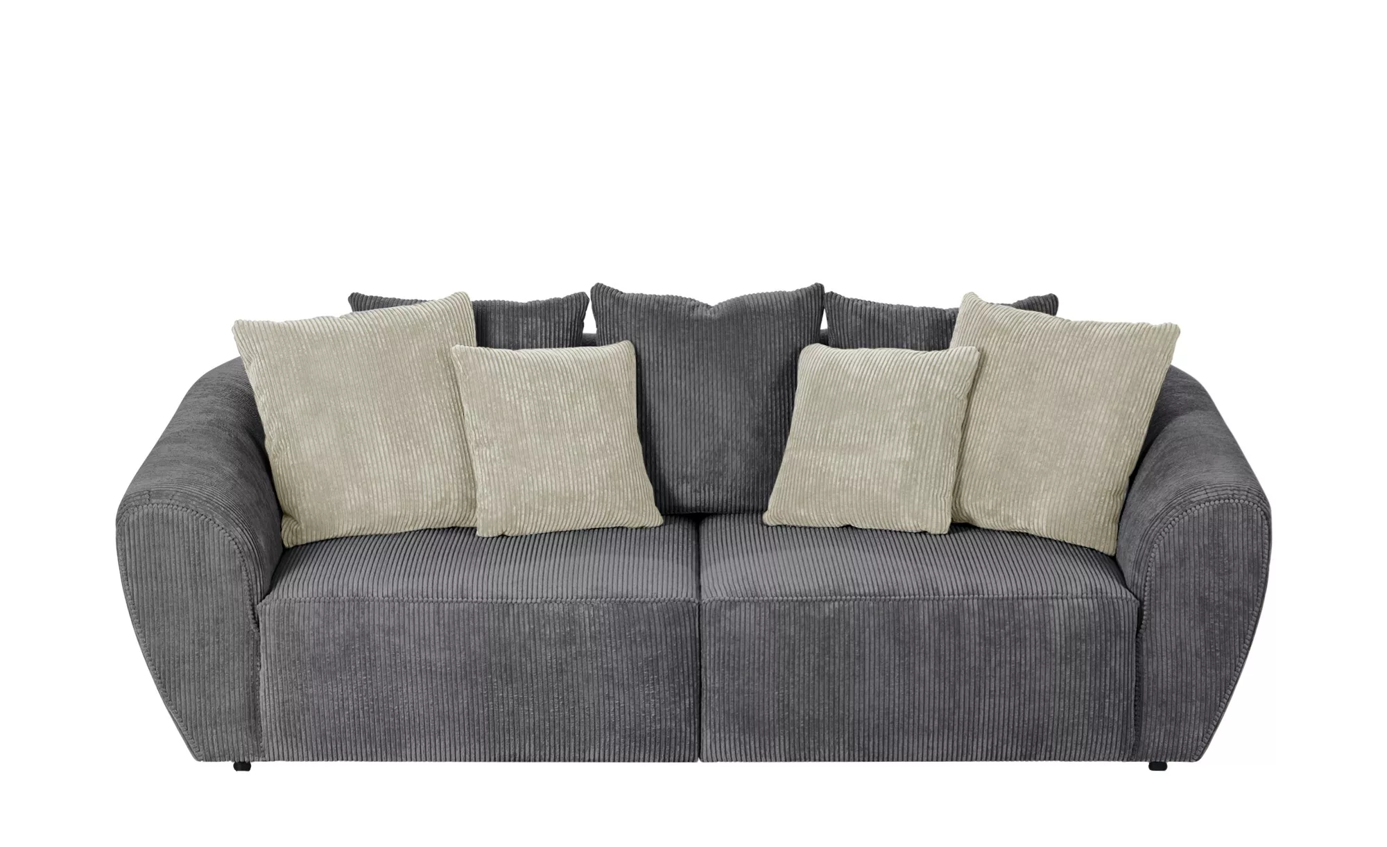 smart Big Sofa  Savita ¦ grau ¦ Maße (cm): B: 250 H: 81 T: 106 Polstermöbel günstig online kaufen