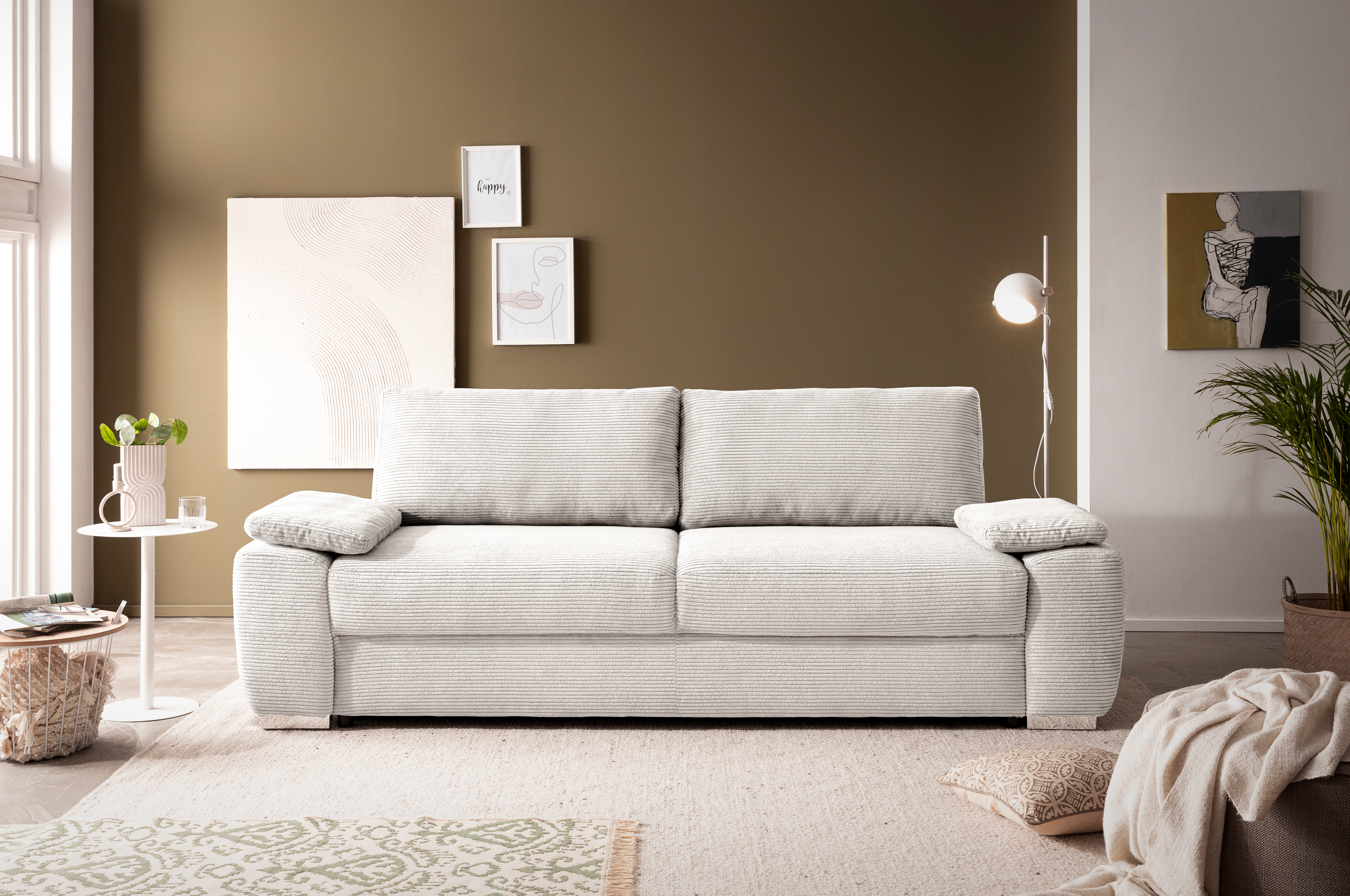 exxpo - sofa fashion 3-Sitzer "SOLSBURY, Sofa, Schlafsofa", inkl. Federkern günstig online kaufen