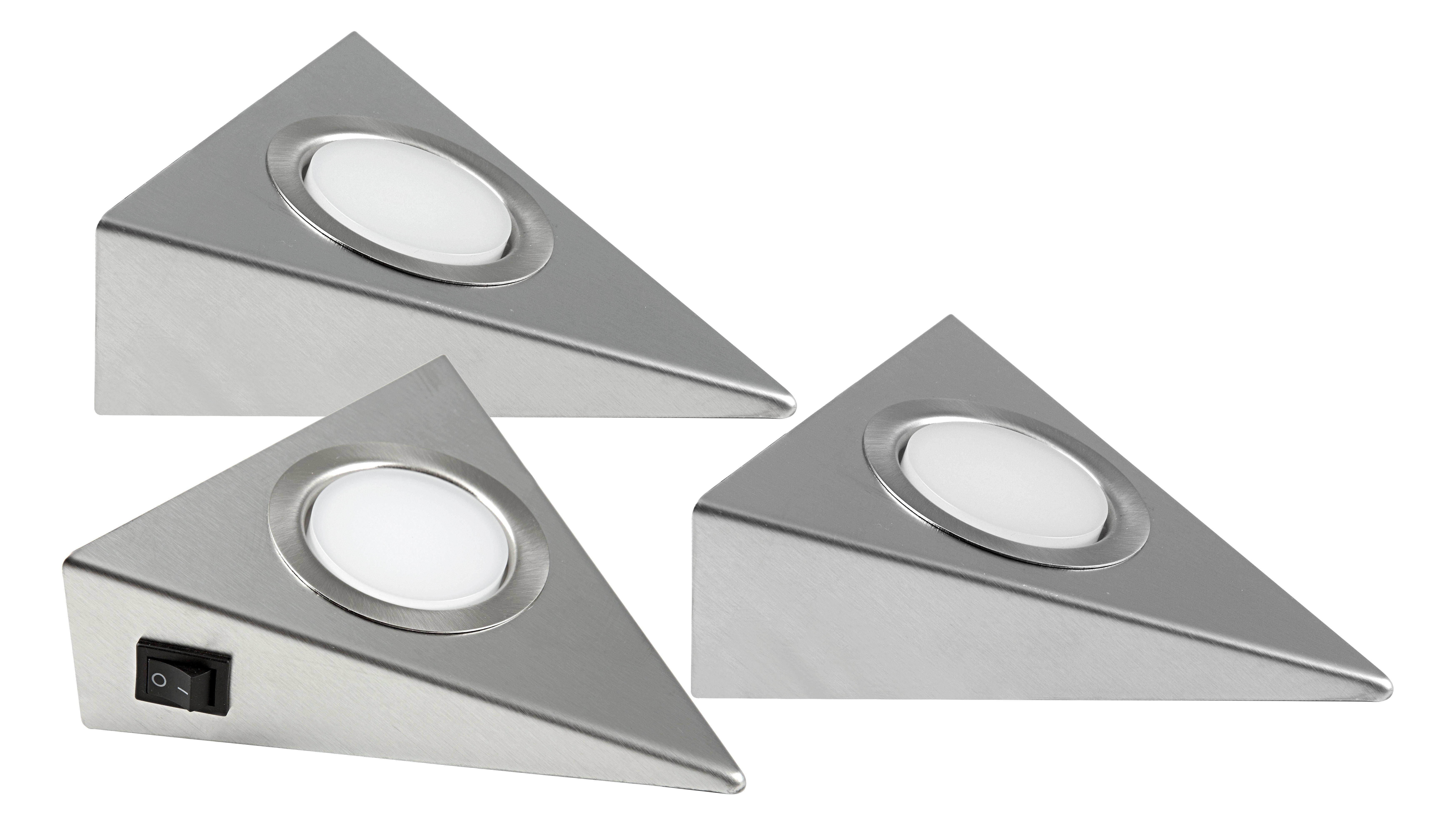 LED Unterbaustrahler Genua 3er Set 3x2W 3000K 270lm günstig online kaufen