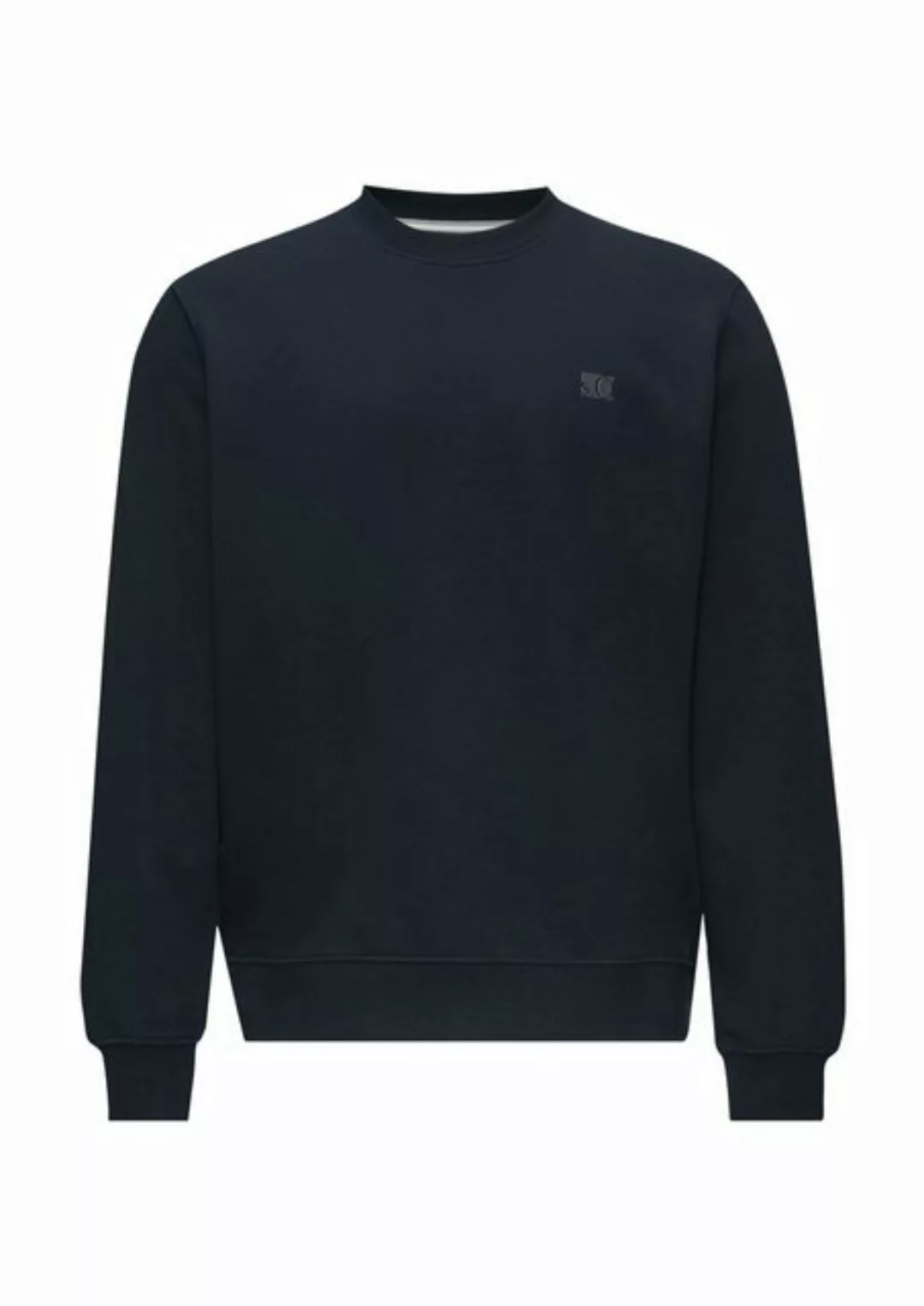 s.Oliver Sweatshirt Sweatshirt (1-tlg) Rundhals, Langarm, Logo, Rippbündche günstig online kaufen