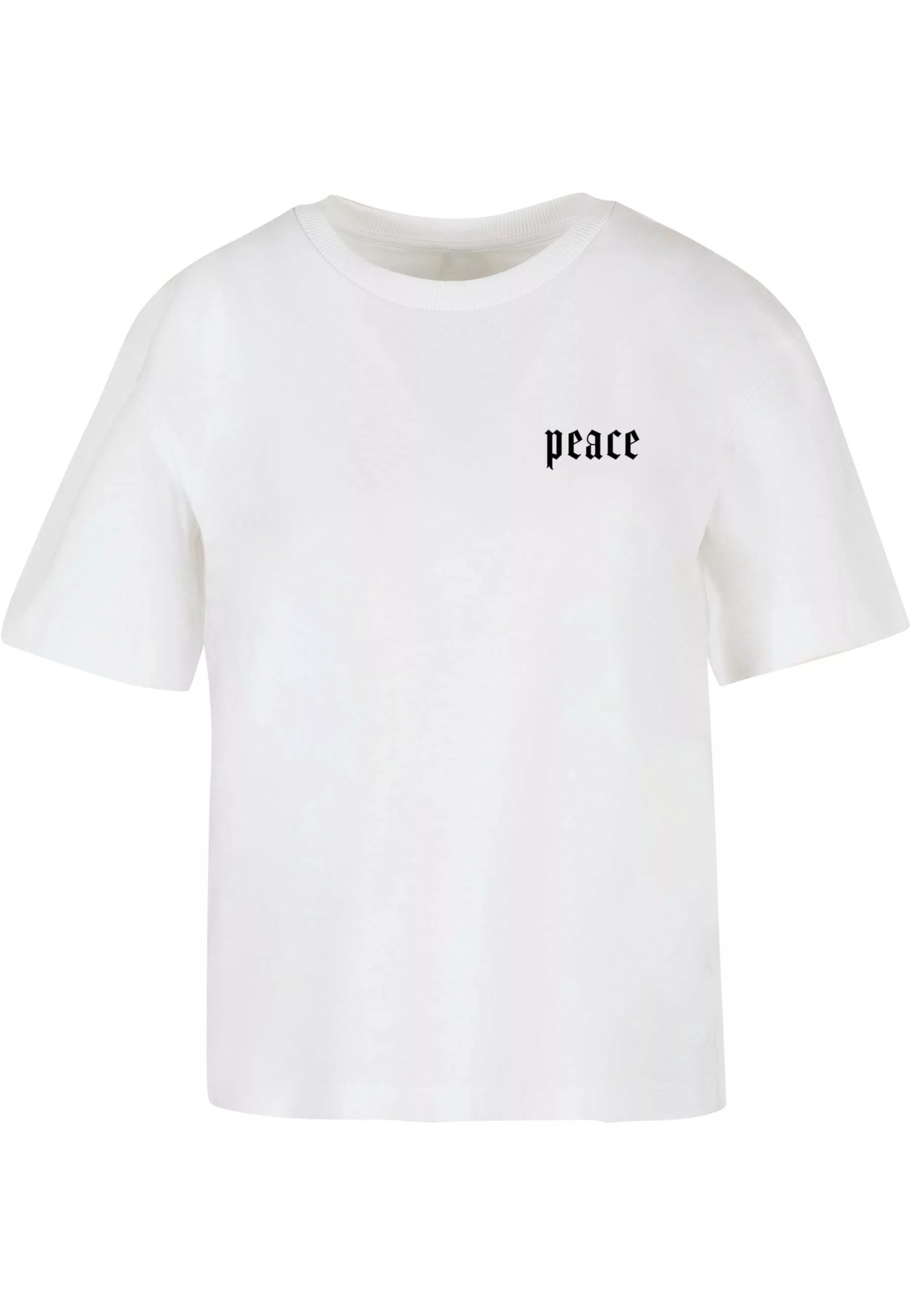 Miss Tee T-Shirt "Miss Tee Damen Girls Peace Hand Tee" günstig online kaufen