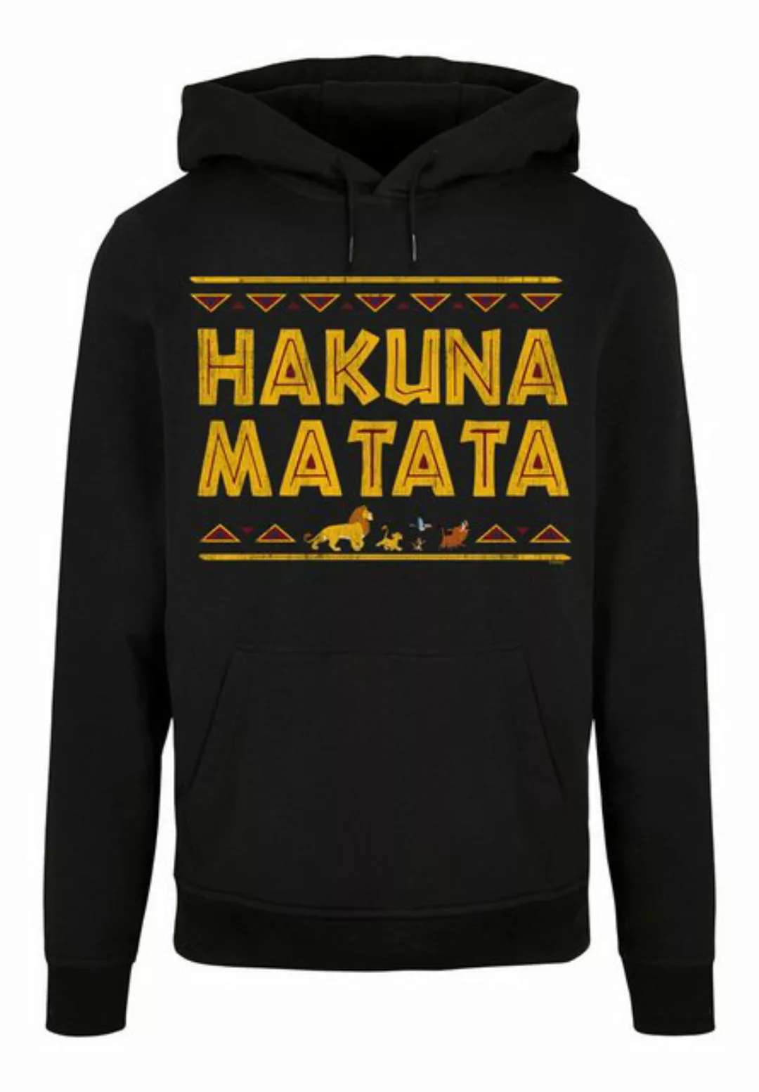 F4NT4STIC Kapuzenpullover Disney König der Löwen Hakuna Matata Print günstig online kaufen