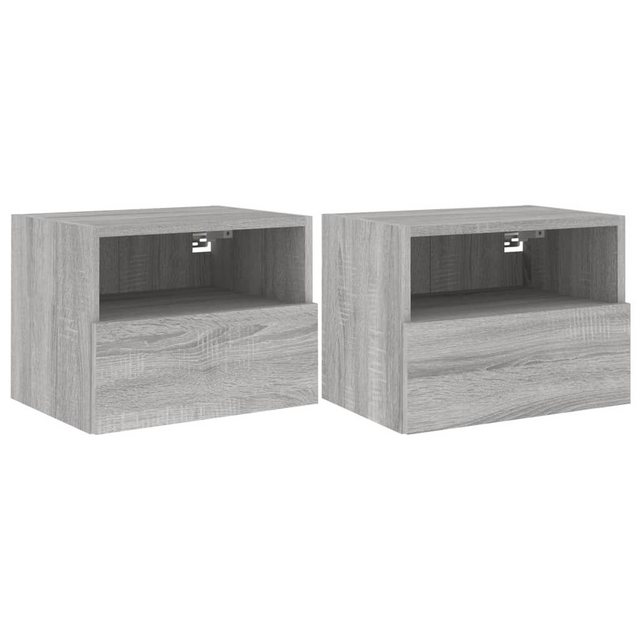 vidaXL Hängeschrank Hängeschrank Wandschränke 2 Stk Grau Sonoma 40x30x30 cm günstig online kaufen