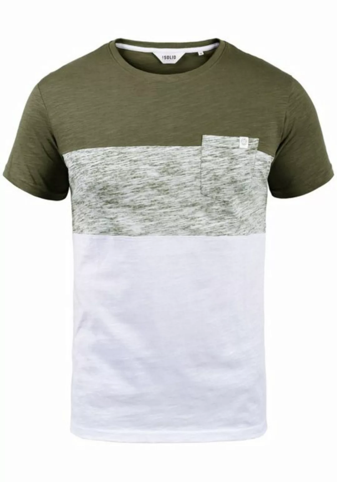 !Solid Rundhalsshirt SDSinor T-Shirt mit Color Block günstig online kaufen