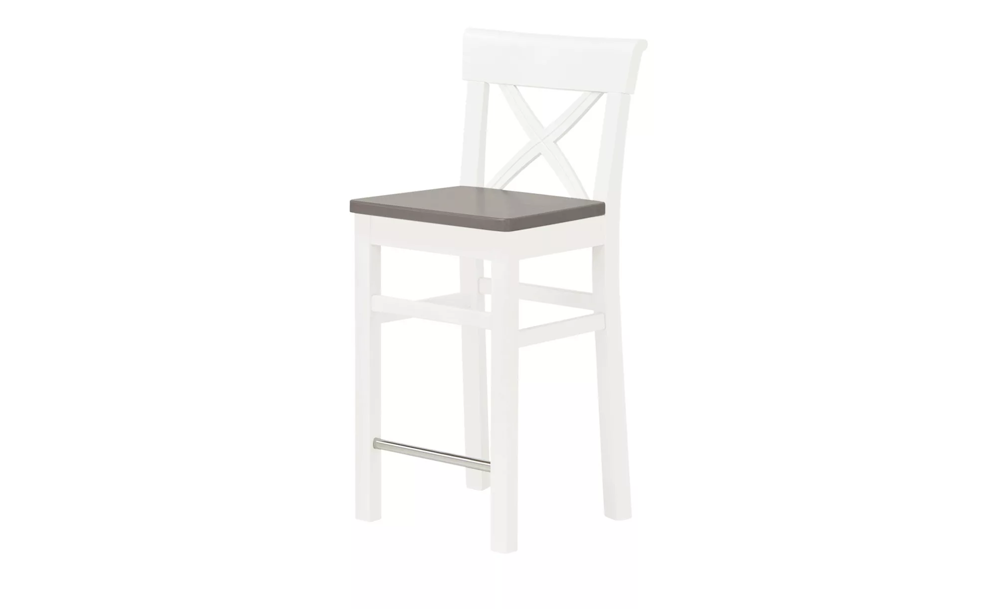 maison bleue Barstuhl  Florian ¦ weiß ¦ Maße (cm): B: 43,5 H: 96 T: 44.0 Po günstig online kaufen