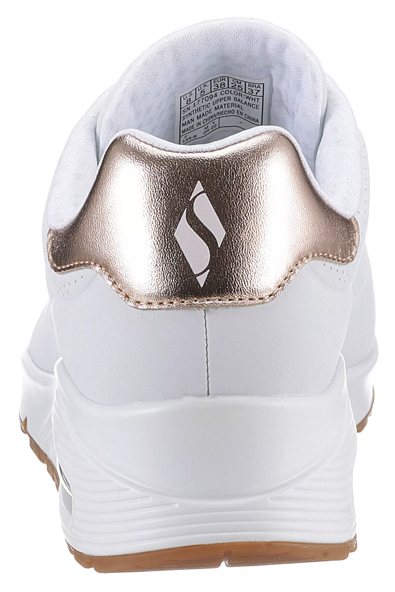 Skechers Sneaker "UNO GOLDEN AIR", mit Metallic-Einsatz, Freizeitschuh, Hal günstig online kaufen