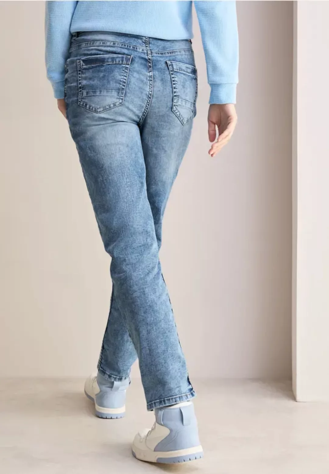 Cecil Straight-Jeans, High Waist günstig online kaufen