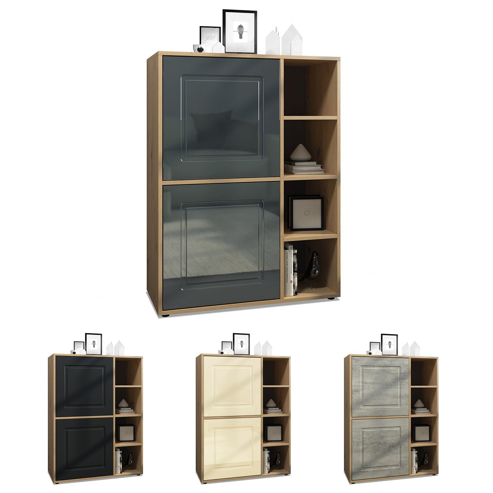 Möbelhandel Klipenstein Highboard NOAH V1, Kommode günstig online kaufen