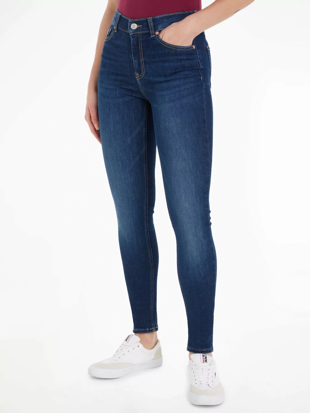 Tommy Jeans Skinny-fit-Jeans Tommy Jeans - Damenjeans- NORA Mid Rise - Skin günstig online kaufen
