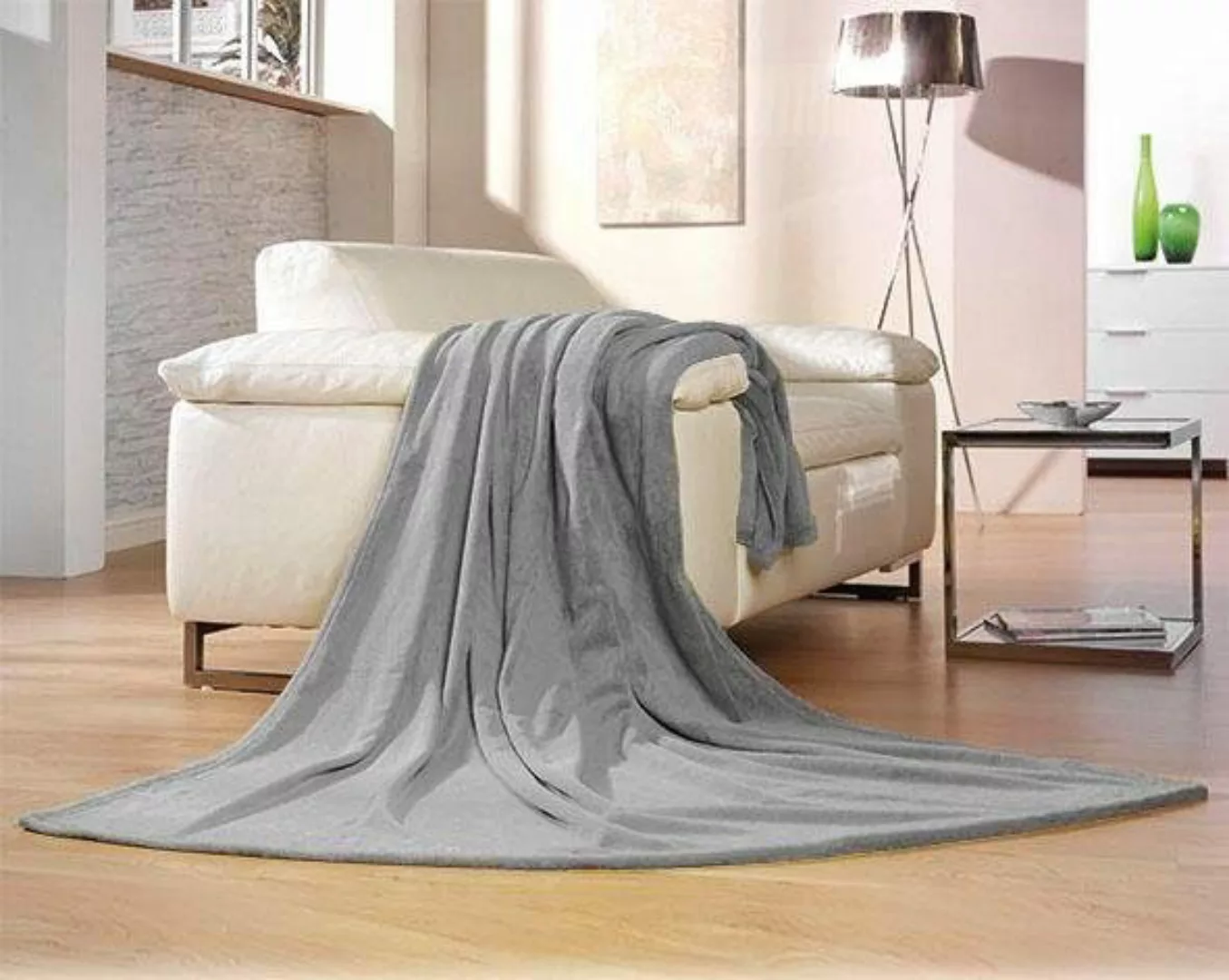 Wohndecke Memphis, Gözze, in tollen Unifarben, günstig online kaufen