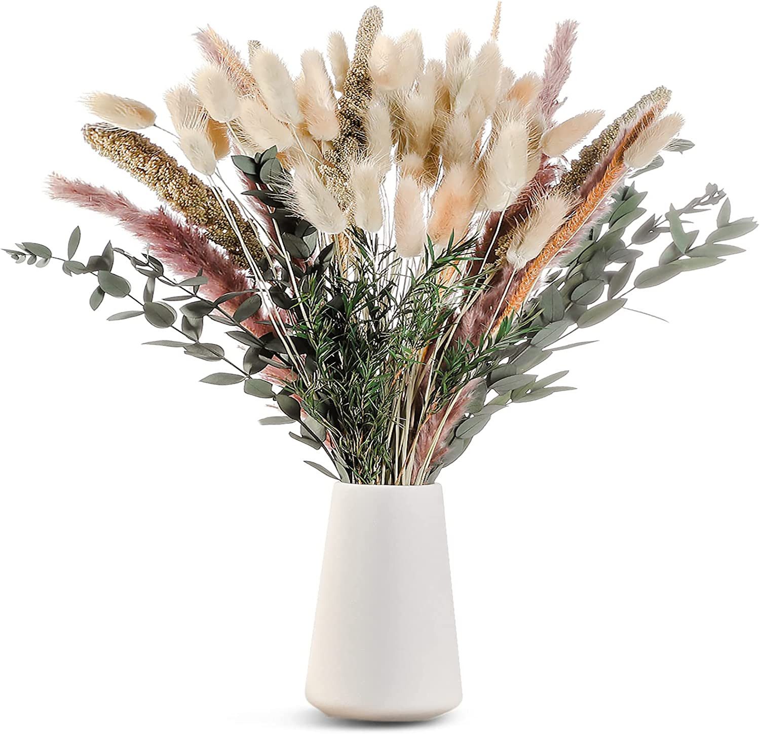 Trockenblume 100% Natürliche Trockenblumen,Pampasgras Trockenblumen Deko, günstig online kaufen