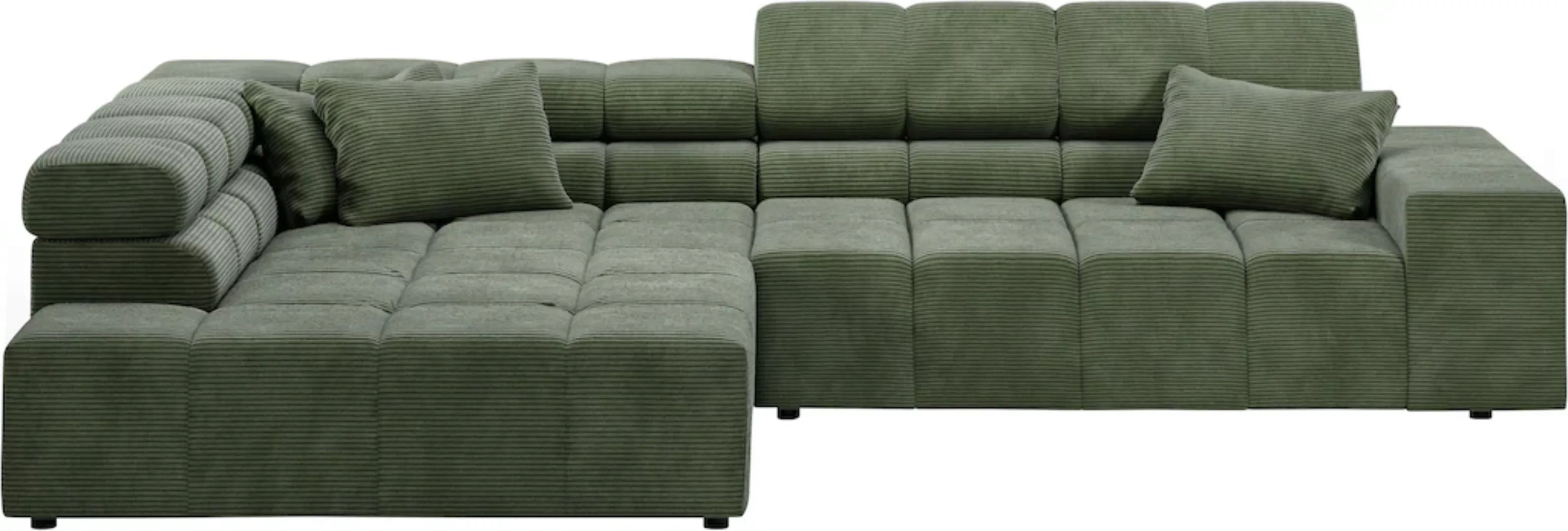 INOSIGN Ecksofa "Ancona incl. Kopfteilverstellung, Breite 319cm, L-Form", w günstig online kaufen