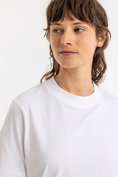 Kurzes T-shirt Aus Bio-baumwolle günstig online kaufen