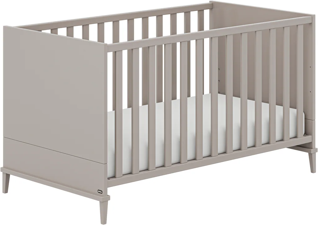 YUNY by PAIDI Babybett "BROTHER STU in Taupe", Gitterbett höhenverstellbar, günstig online kaufen