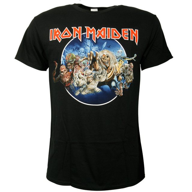 Iron Maiden T-Shirt Wasted Years Circle (schwarz) günstig online kaufen