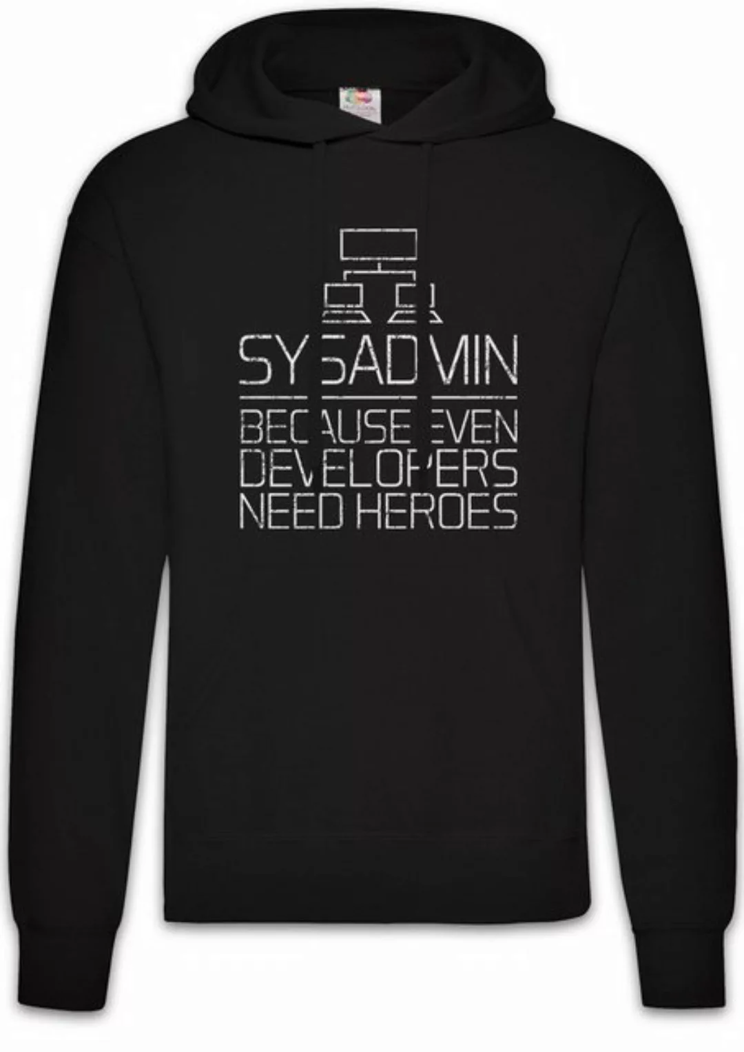 Urban Backwoods Hoodie Sysadmin Even Developers Need Heroes Herren Hoodie G günstig online kaufen