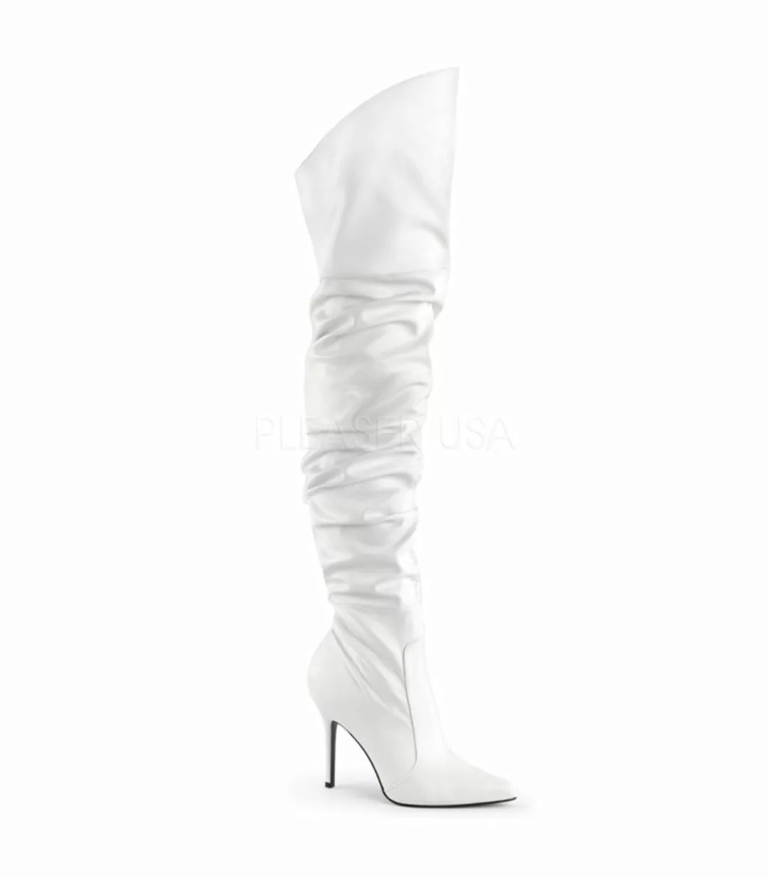 Overknee Stiefel CLASSIQUE-3011 - Weiß (Schuhgröße: EUR 46) günstig online kaufen