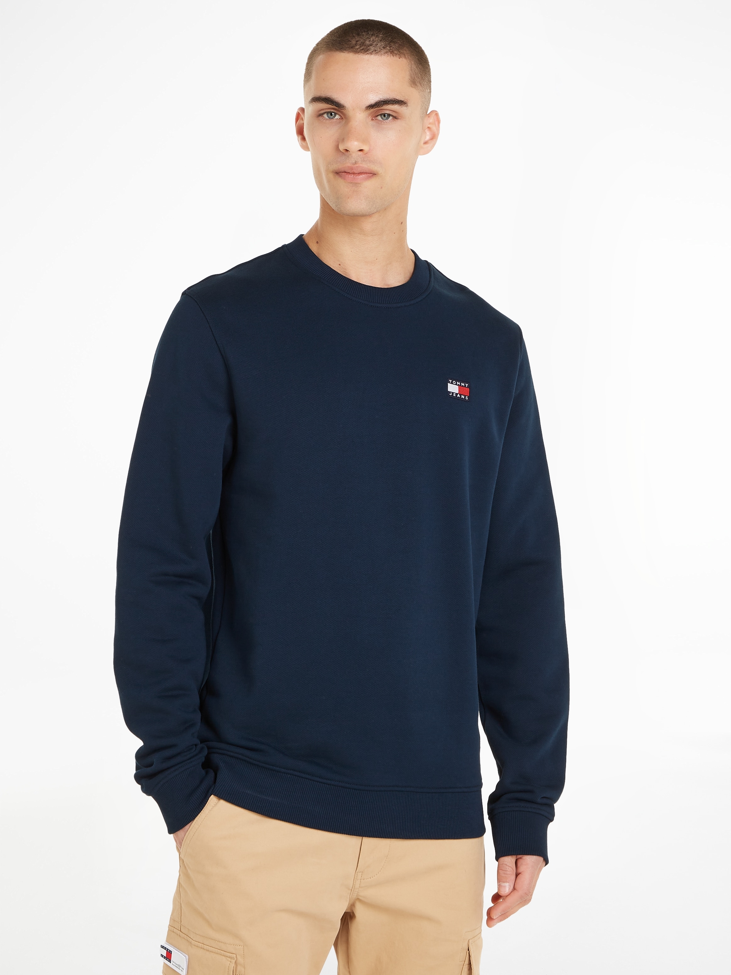 Tommy Jeans Sweatshirt "TJM REG BADGE CREW EXT", mit Rundhalsausschnitt günstig online kaufen