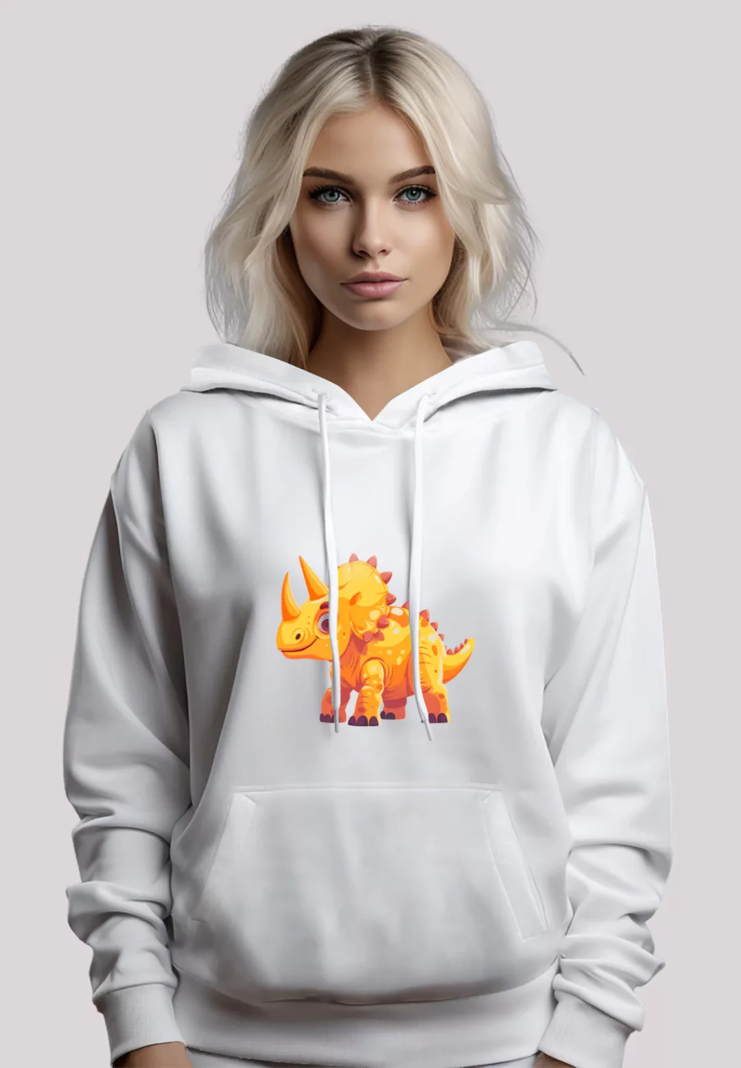 F4NT4STIC Kapuzenpullover "Süßer Triceratops Dinosaurier", Premium Qualität günstig online kaufen