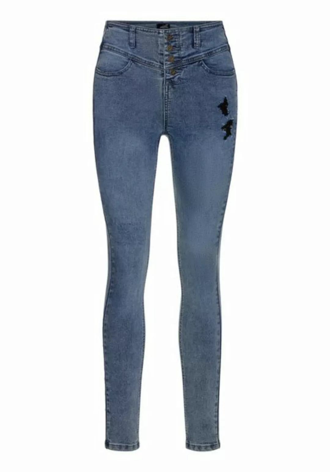 Arizona Skinny-fit-Jeans Ultra Stretch hohe Leibhöhe, knöchellang, elastisc günstig online kaufen