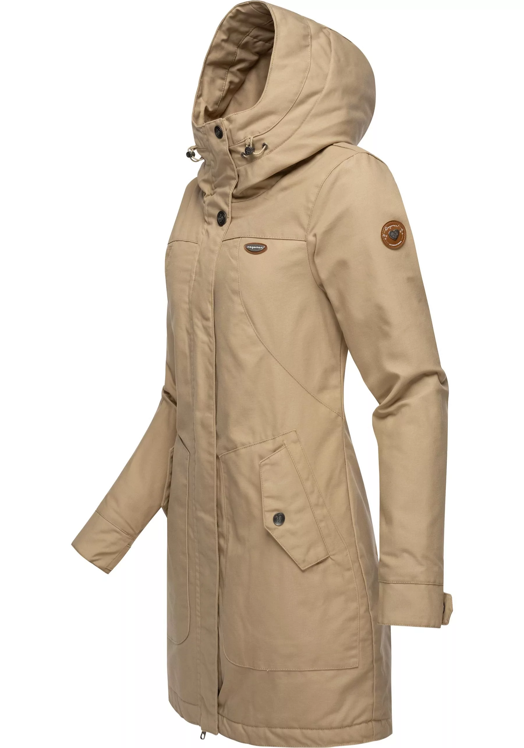 Ragwear Wintermantel Jannisa stylischer Damen Winterparka mit Kapuze günstig online kaufen