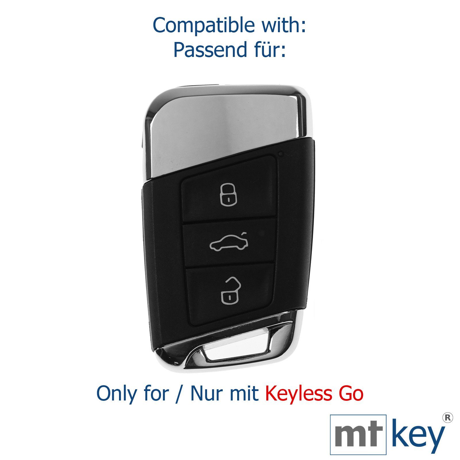 mt-key Schlüsseltasche Autoschlüssel Softcase Silikon Schutzhülle günstig online kaufen