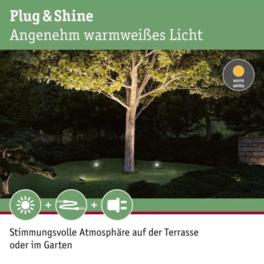 Paulmann Plug & Shine Fluter mit Spieß 16W günstig online kaufen