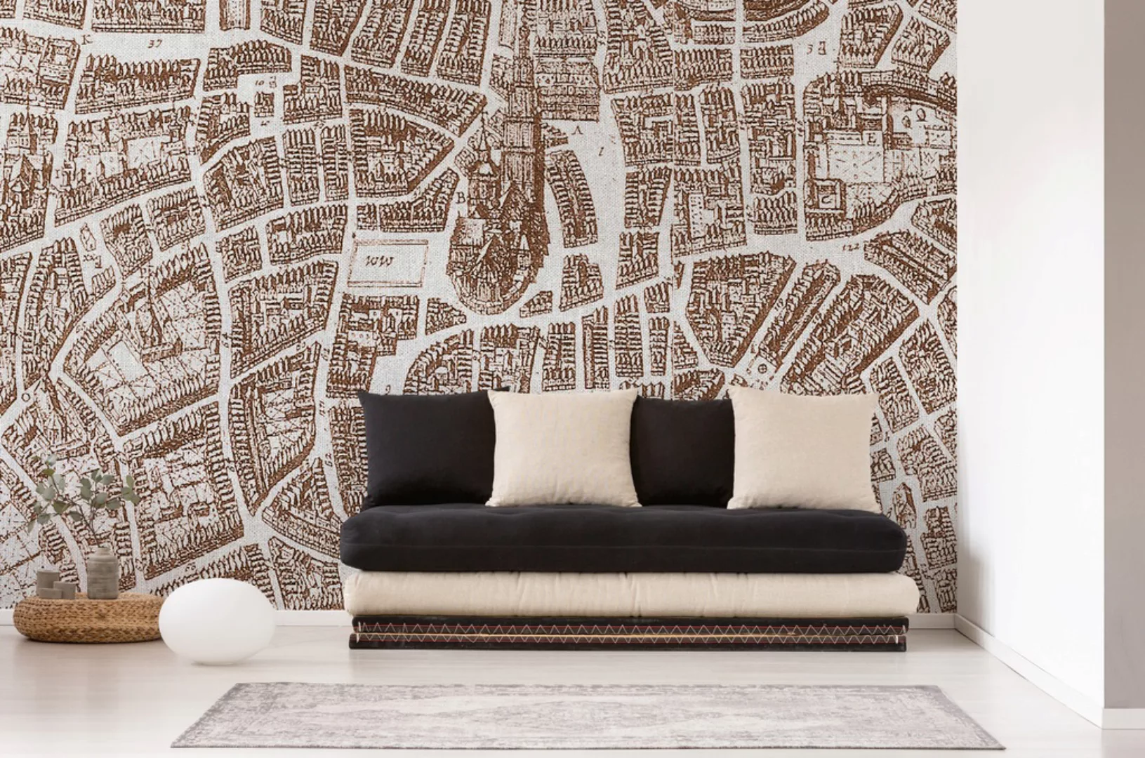 Architects Paper Fototapete »Atelier 47 Ancient City View 3«, Stadt, Vlies, günstig online kaufen