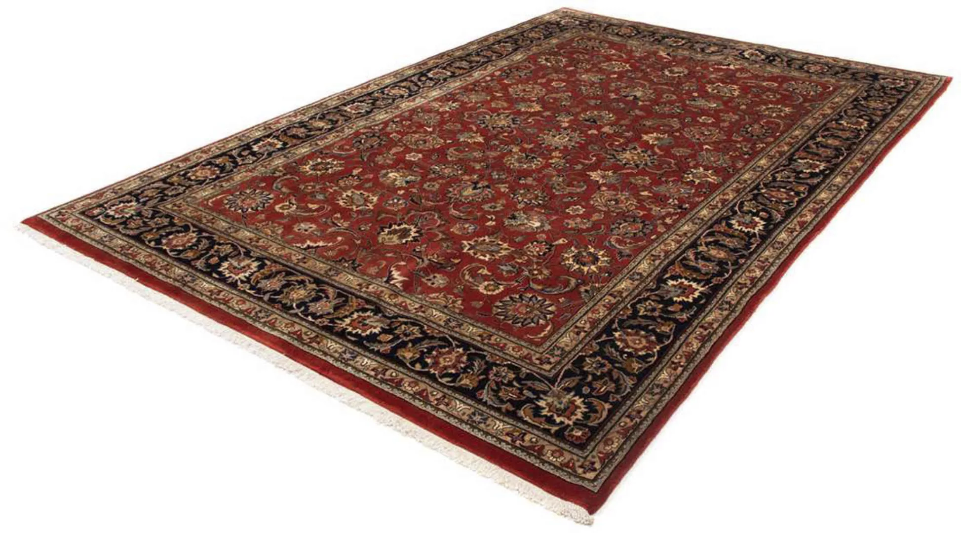 morgenland Wollteppich »Maschad Blumenmuster Beige 301 x 203 cm«, rechtecki günstig online kaufen