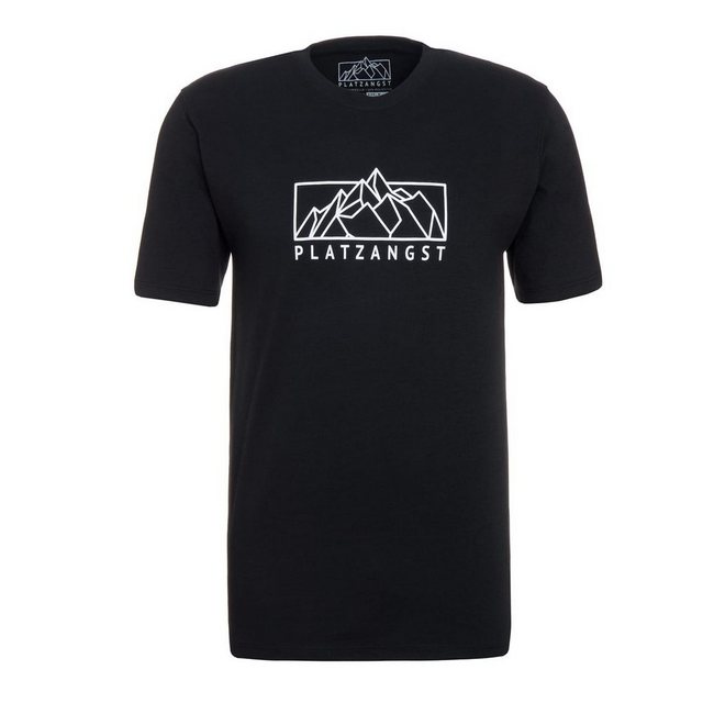 Platzangst T-Shirt Platzangst Mountain Logo T-Shirt - Schwarz XS (1-tlg) günstig online kaufen