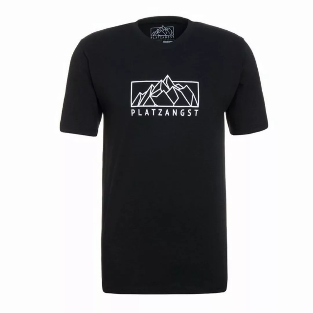 Platzangst T-Shirt Platzangst Mountain Logo T-Shirt - Schwarz XS (1-tlg) günstig online kaufen