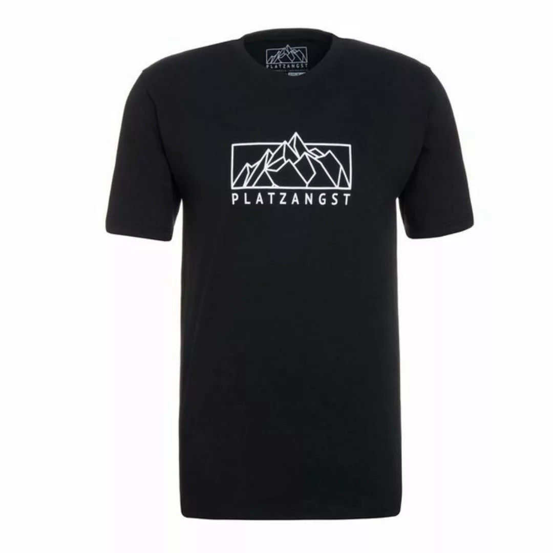 Platzangst T-Shirt T-Shirts Platzangst Mountain Logo T-Shirt - Schwarz S- ( günstig online kaufen