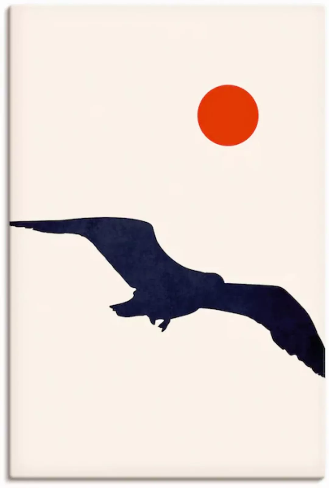Artland Leinwandbild "Möwe", Vogelbilder, (1 St.), auf Keilrahmen gespannt günstig online kaufen