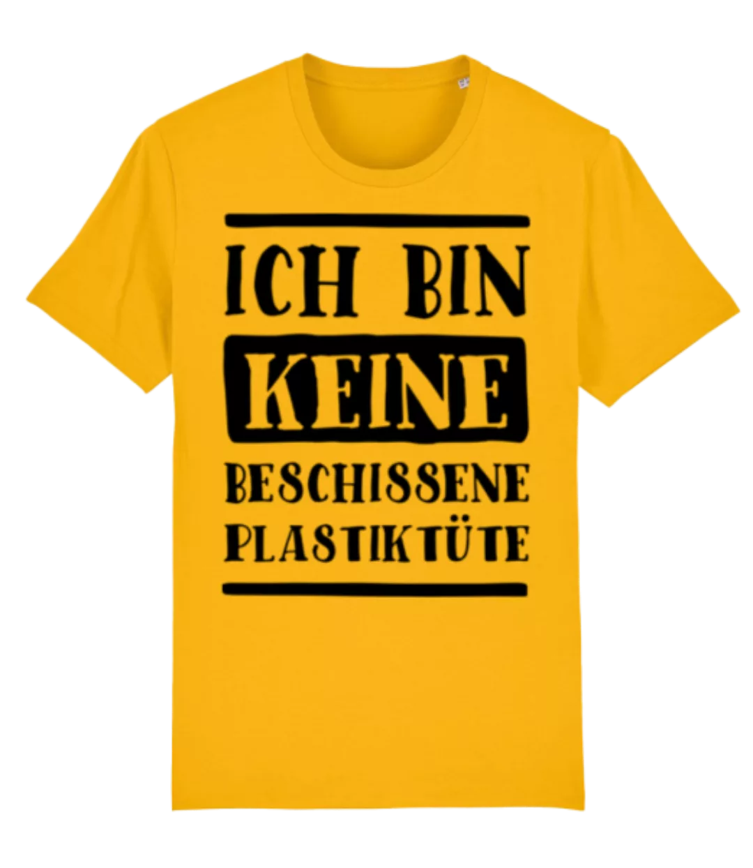 Ich Bin Keine Beschissene Plastiktüte · Männer Bio T-Shirt Stanley Stella 2 günstig online kaufen