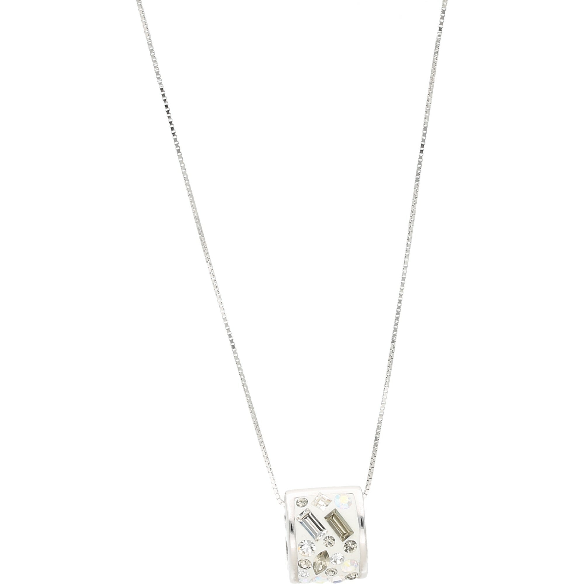 Smart Jewel Kette mit Anhänger "eckig, rhodiniert, glanz, Silber 925" günstig online kaufen