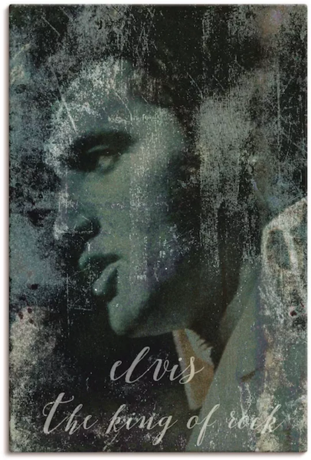 Artland Wandbild "Elvis the King", Musiker, (1 St.), als Alubild, Outdoorbi günstig online kaufen
