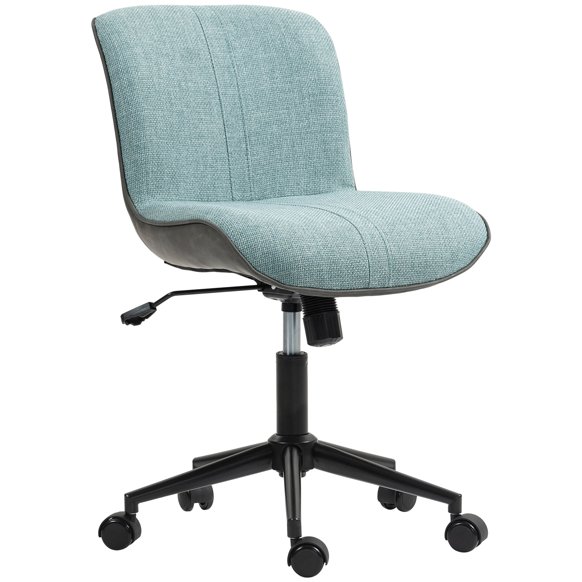 HOMCOM Bürostuhl, drehbarer Bürostuhl, ergonomischer Stuhl ohne Armlehnen, günstig online kaufen