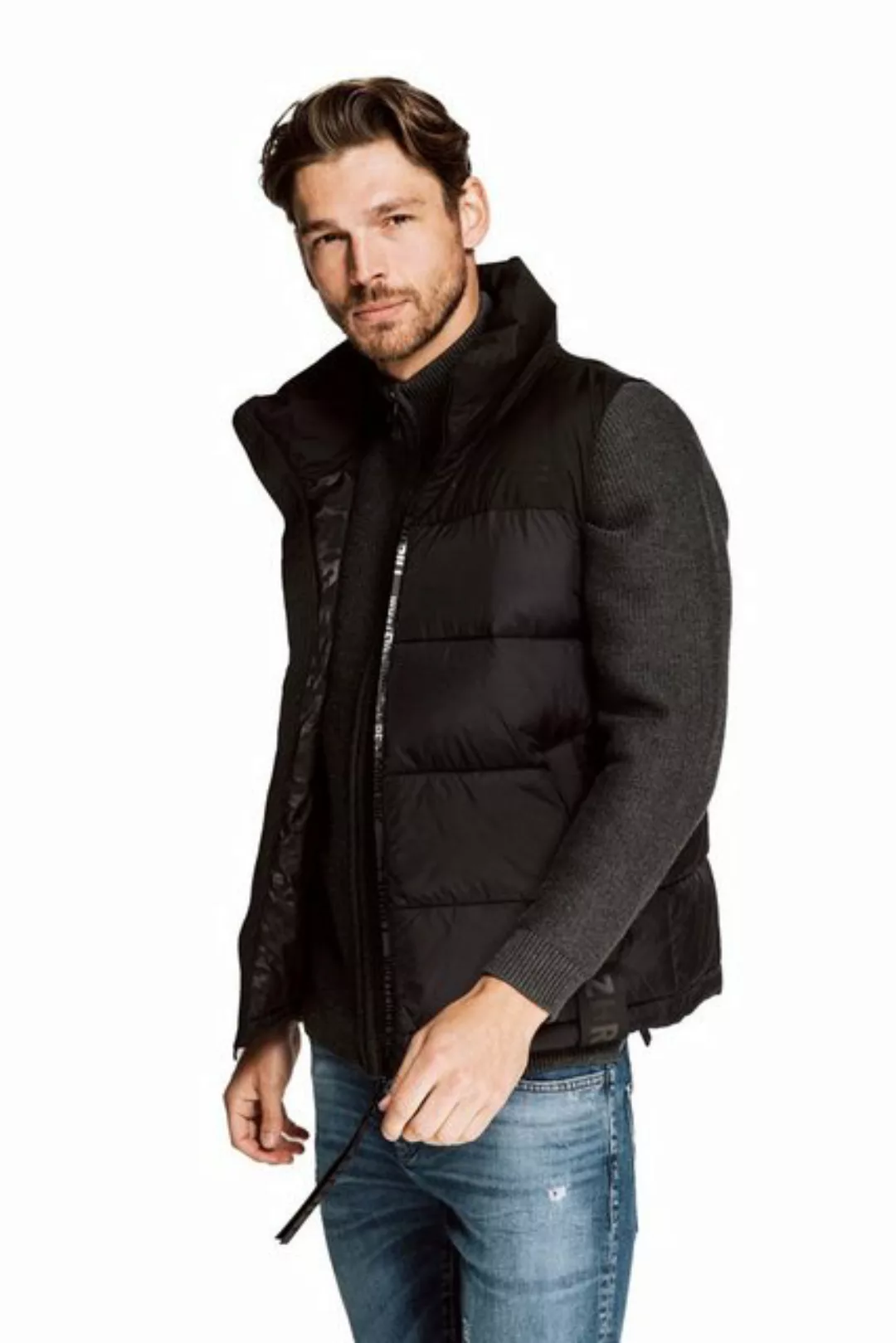 Zhrill Jeansjacke Weste VEETI Black (0-St) angenehmer Tragekomfort günstig online kaufen