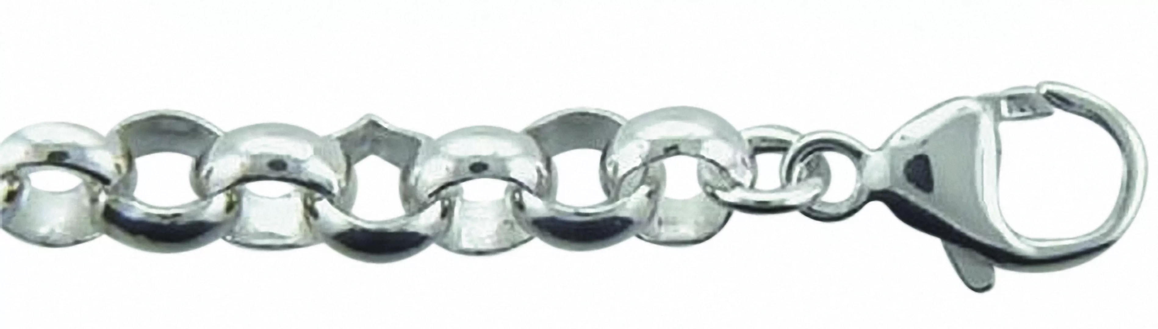 Adelia´s Silberkette "925 Silber Erbs Halskette 45 cm Ø 6 mm", Silberschmuc günstig online kaufen