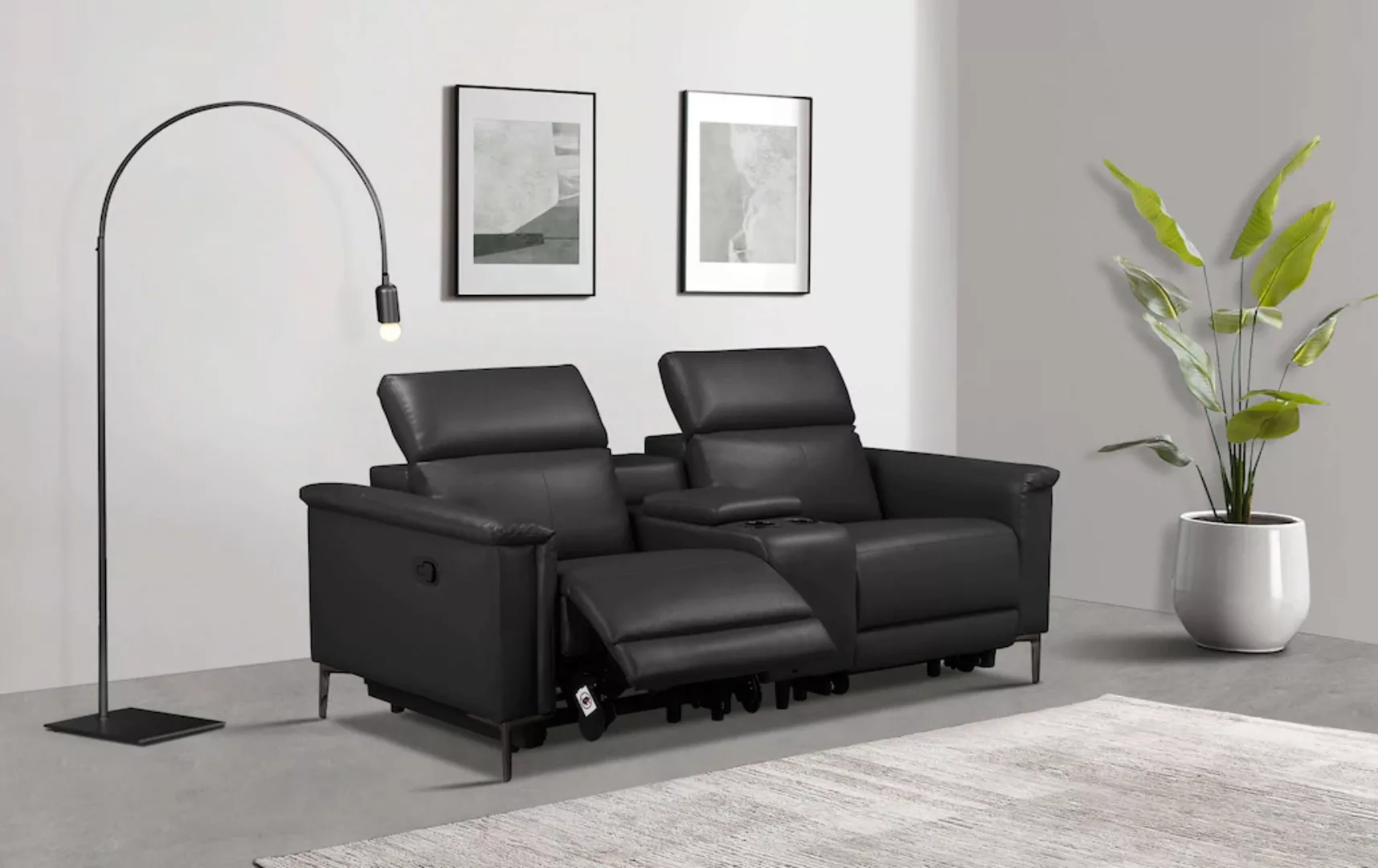 Places of Style 2-Sitzer "Lund, 2er-Kinosofa, TV-Sessel, Multimedia-Sofa,", günstig online kaufen