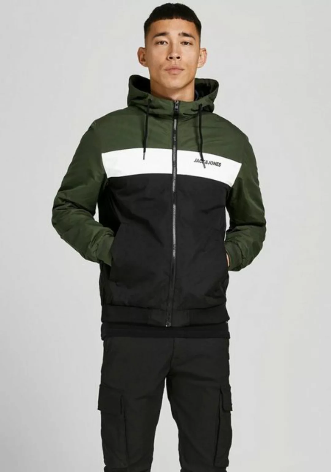 Jack & Jones Anorak dunkel-grün sonstiges (1-St) günstig online kaufen