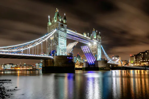 Papermoon Fototapete »London bei Nacht« günstig online kaufen