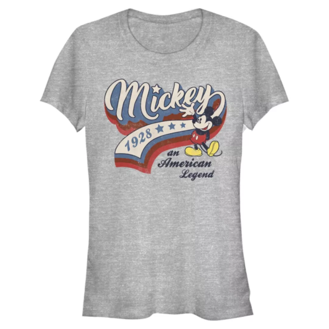 Disney Classics - Micky Maus - Micky Maus Baseball Americana - Frauen T-Shi günstig online kaufen