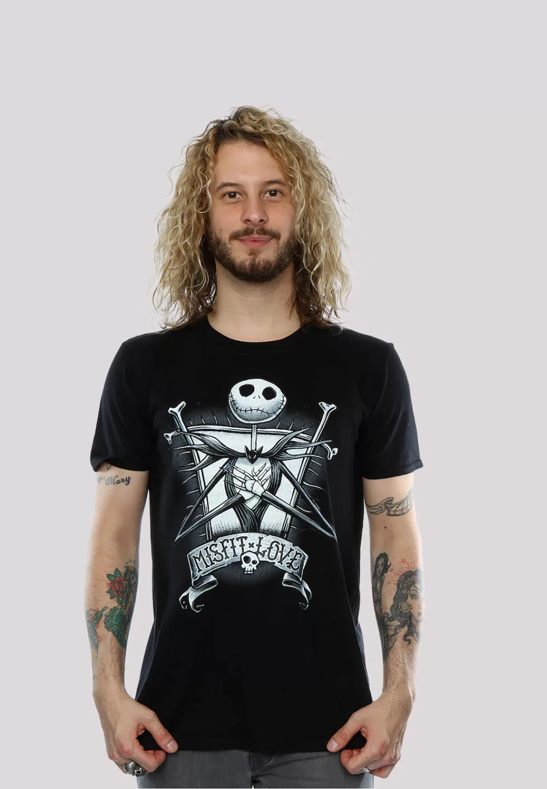 F4NT4STIC T-Shirt "Disney The Nightmare Before Christmas Misfit Love", Prin günstig online kaufen