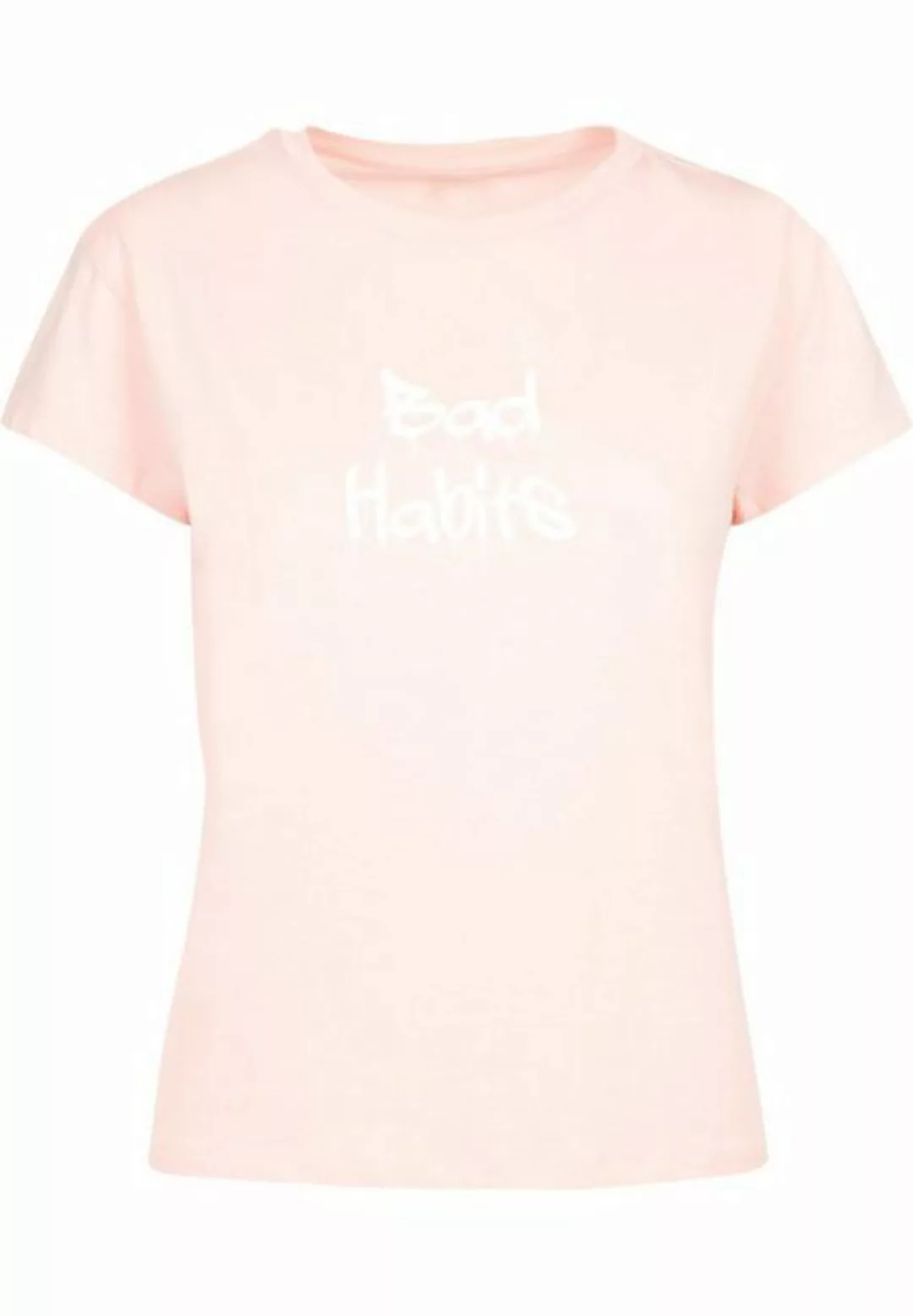 Merchcode T-Shirt Merchcode Damen Ladies Bad Habits Box Tee (1-tlg) günstig online kaufen