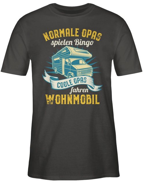 Shirtracer T-Shirt Normale Opas spielen Bingo - Coole Opas fahren Wohnmobil günstig online kaufen