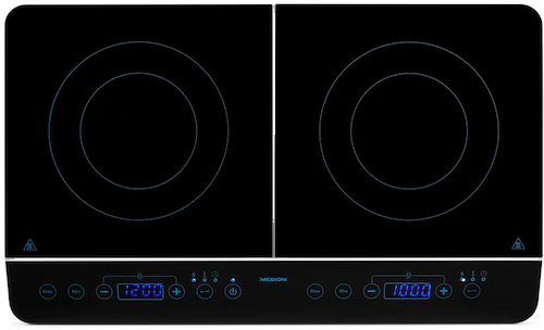 Medion® Doppel-Induktionskochplatte »MD 15324«, 10 Temperaturstufen, Leistu günstig online kaufen